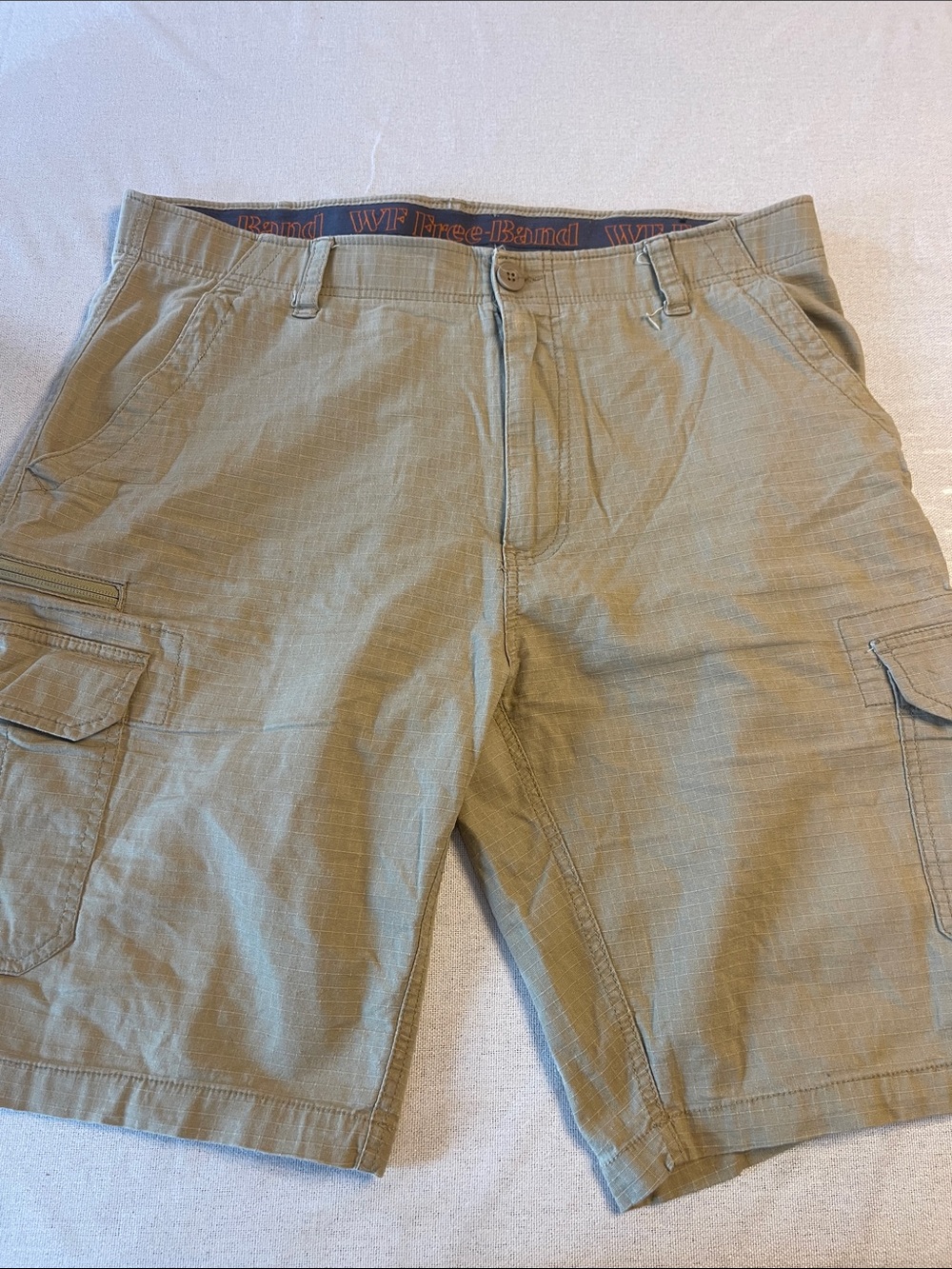 Men's Cargo Shorts in Light Olive -